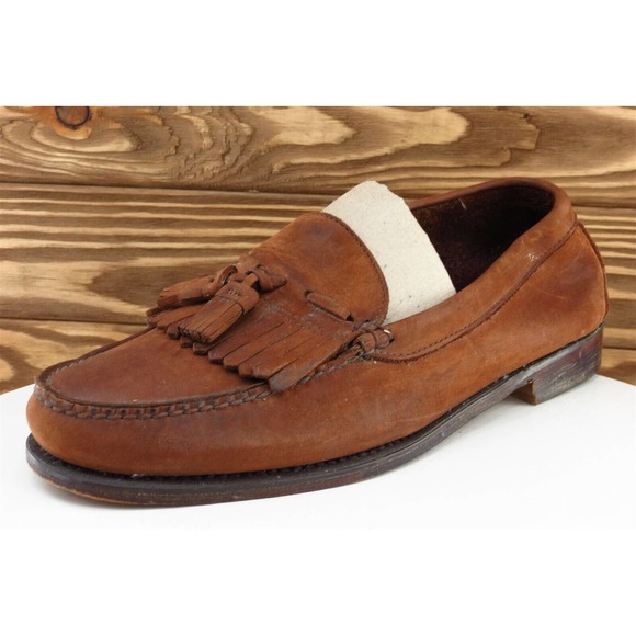 Dexter‎ Shoes Sz 10 WW Brown Loafer Leather Men 978188 - Picture 1 of 8